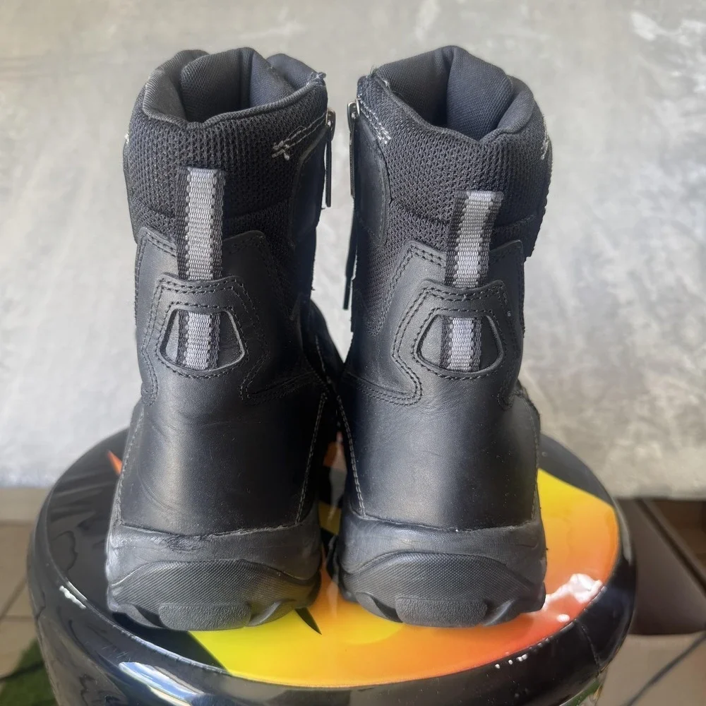 Harley-Davidson Boots Mens Size 12 Black Leather Biker Lace Up D93078 Motorcycle